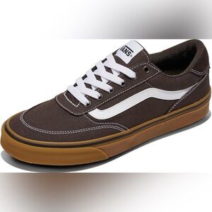 Vans Men's Dark Brown Canvas Sneakers